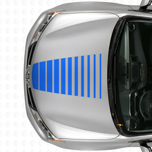 Autocollant en vinyle à bandes stroboscopiques expansibles pour Toyota RAV4 2013+_2