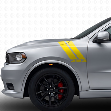 Kit de décalcomanies en vinyle avec double bande 392 pour garde-boue avant Dodge Durango 2011+_5