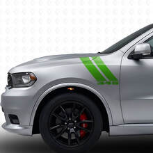 Kit de décalcomanies en vinyle à double bandes 345 pour ailes avant Dodge Durango 2011+_3