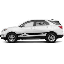 Kit de décalcomanies en vinyle bandes latérales style course pour Chevrolet Equinox 2021_5
