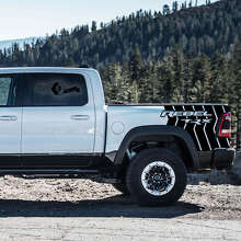 Kit de décalcomanies vinyle bandes latérales TRX Rebel pour Dodge Ram Rebel 2021+_3