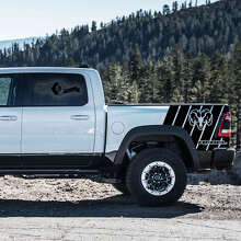 Kit de décalcomanies vinyle bandes latérales TRX Rebel pour Dodge Ram Rebel 2021+_4