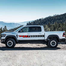 Kit d'autocollants en vinyle latéraux TRX pour Dodge Ram Rebel TRX 2021+_2