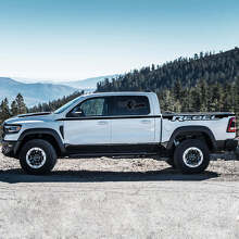 Kit d'autocollants vinyle bandes latérales style Rebel TRX pour Dodge Ram Rebel TRX 2021+_3