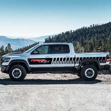 Kit d'autocollants en vinyle bandes latérales Rebel TRX pour Dodge Ram Rebel TRX 2021+_2