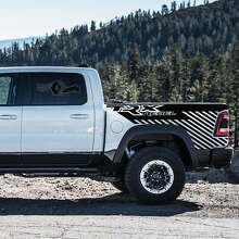 Ensemble d'autocollants en vinyle à bandes latérales TRX Rebel pour Dodge Ram Rebel 2021+_2
