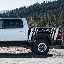 Ensemble d'autocollants en vinyle à bandes latérales TRX Rebel pour Dodge Ram Rebel 2021+_4