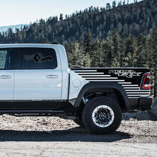 Ensemble de décalcomanies en vinyle à bandes de chevet style stroboscope pour Dodge Ram Rebel 2021+_3