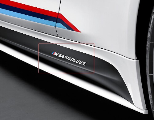 Autocollant vinyle de bas de caisse M Performance pour BMW Série 3