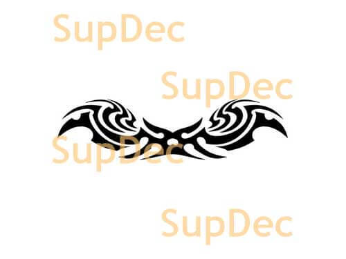 Autocollant Vinyle Hibou Nocturne Tribal pour Voitures