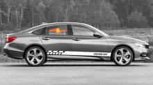 Kit de décalcomanies vinyle de bandes latérales de course personnalisées pour Honda Accord_4
