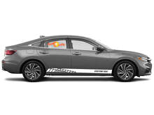 Kit de décalcomanies vinyl de bandes latérales personnalisées pour Honda Insight_3