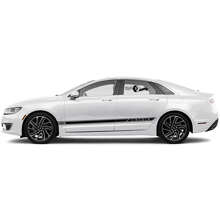 Kit de décalcomanies en vinyle avec bandes latérales décorées pour Lincoln MKZ_2