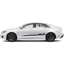 Kit de décalcomanies en vinyle avec bandes latérales décorées pour Lincoln MKZ_4