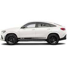 Kit d'autocollants en vinyle à bandes latérales décorées pour Mercedes Benz GLE_3