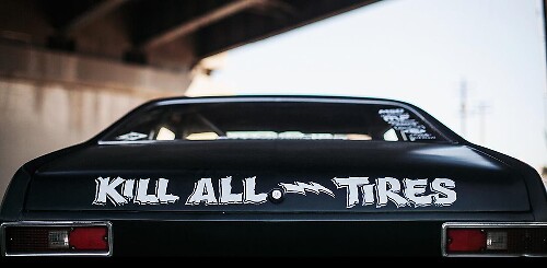 Autocollant vinyle Kill All Tires pour voitures