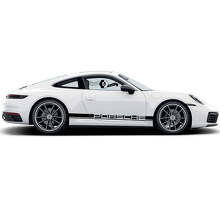 Kit d'autocollants en vinyle à bandes latérales de marque pour Porsche Carrera 911_2