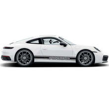 Kit d'autocollants en vinyle à bandes latérales de marque pour Porsche Carrera 911_3