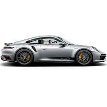 Kit de décalcomanies vinyle bandes latérales style Turbo pour Porsche 911 Turbo S_3