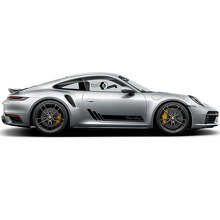 Kit de décalcomanies vinyle bandes latérales style Turbo pour Porsche 911 Turbo S_4