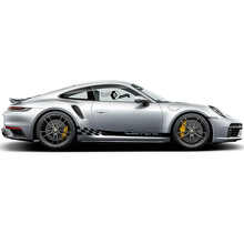 Kit complet de bandes adhésives lettrées latérales pour Porsche 911 Turbo S_2