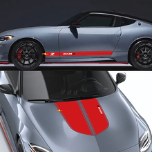 Kit de décalcomanies en vinyle pour capot et bandes latérales Nismo Outline pour Nissan Z Nismo 2024_2