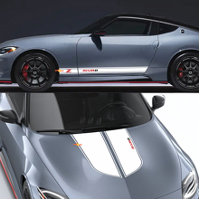 Kit de décalcomanies en vinyle pour capot et bandes latérales Nismo Outline pour Nissan Z Nismo 2024_3