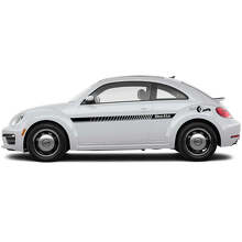 Kit d'autocollants vinyle bandes latérales lettrage Beetle pour Volkswagen Beetle_3