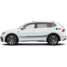 Jeu de décalcomanies en vinyle bandes latérales Accent pour Volkswagen Tiguan_2