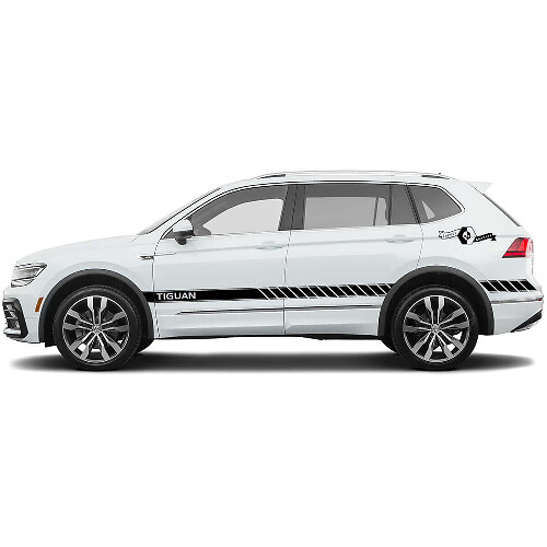 Kit de bandes latérales en vinyle Accent pour Volkswagen Tiguan