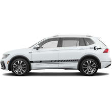 Kit de bandes latérales en vinyle Accent pour Volkswagen Tiguan_4