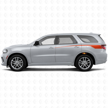 Set d'autocollants vinyle latéraux arrière effilés pour Dodge Durango 2011+_4