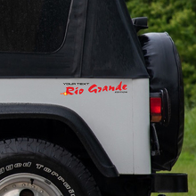 Autocollants en vinyle latéraux Rio Grande pour Jeep Wrangler 3