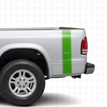 Kit de décalcomanies vinyle bande contour 4x4 arrière latéral pour Dodge Dakota 1997+_3