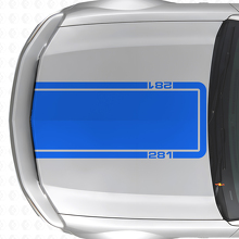 Autocollant en vinyle bande contour capot 281 pour Musclecar Musclecarmodel Mach 1 2005-09_2