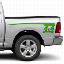 Kit de décalcomanies vinyle bandes latérales arrière tout-terrain 4x4 pour Dodge Ram 2009-18_3