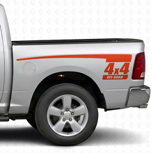 Kit de décalcomanies vinyle bandes latérales arrière tout-terrain 4x4 pour Dodge Ram 2009-18_4