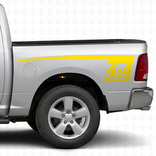 Kit de décalcomanies vinyle bandes latérales arrière tout-terrain 4x4 pour Dodge Ram 2009-18_5