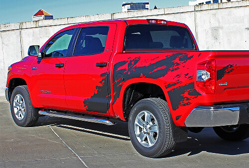 Ensemble d’autocollants en vinyle anti-éclaboussures pour bas de caisse Toyota Tacoma