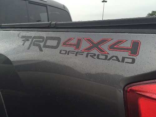 2 côté Toyota TRD Camion Off Road 4x4 Toyota Racing Tacoma Sticker Vinyle Autocollant