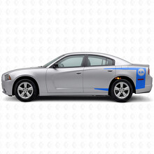 Autocollant vinyle bande latérale 5.7L Tail Band pour Dodge Charger 2011-2014_2