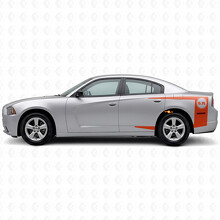 Autocollant vinyle bande latérale 5.7L Tail Band pour Dodge Charger 2011-2014_4
