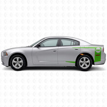 Autocollant vinyle personnalisé à bandes Tail Band pour bas de caisse Dodge Charger 2011-2014_3