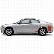 Autocollant vinyle personnalisé à bandes Tail Band pour bas de caisse Dodge Charger 2011-2014_4