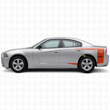 Autocollant en vinyle personnalisé avec bandes d’accent sur le flanc pour Dodge Charger 2011-2014_4