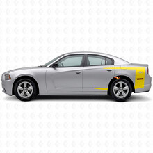 Autocollant en vinyle personnalisé avec bandes d’accent sur le flanc pour Dodge Charger 2011-2014_5