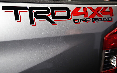 Kit de décalcomanies en vinyle pour benne tout-terrain style TRD 4x4 pour Toyota Tacoma