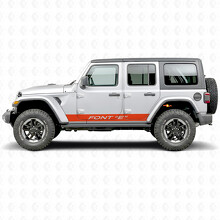 Autocollant vinyle latéral à rayures droites personnalisées pour Jeep Wrangler 2018-2027_5