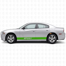 Autocollant Vinyle Décoratif Bandes Sportives Latérales pour Dodge Charger 2011-2014_3