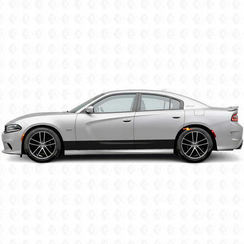 Autocollant adhésif latéral à bandes droites pour Dodge Charger 2015-2026